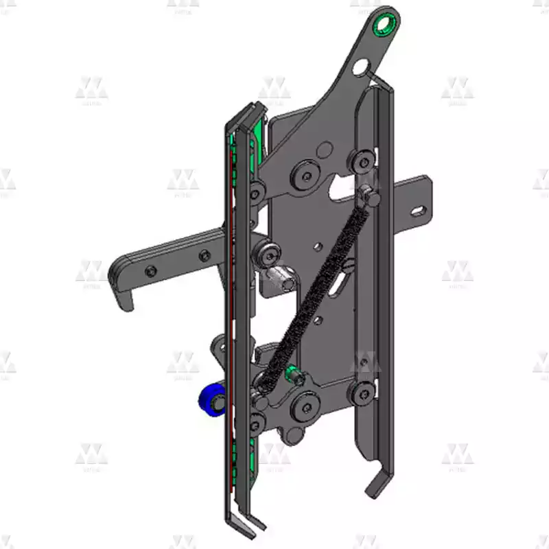 Wittur Shop - 1 X REINFORCED EXPANSION SKATE WITH CAR DOOR LOCKING