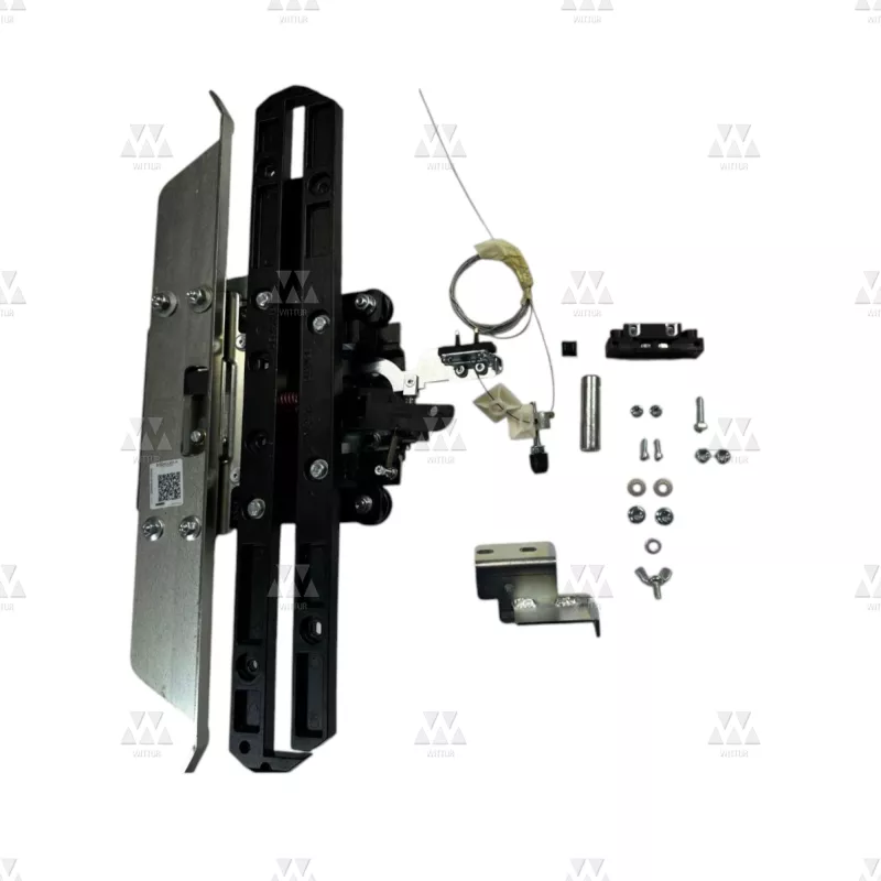 BL-B152ACLX01 | STD ALUMINIUM SKATE WITH CAR DOOR LOCKING DEVICE EN81 IP20 (K1-2-3 L LONG BLADE)