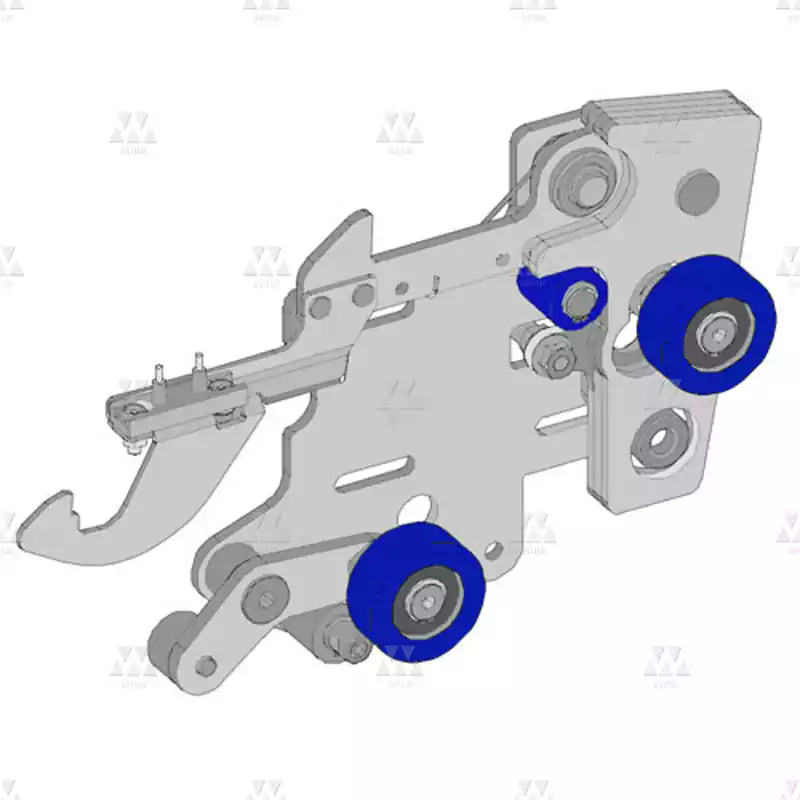 BL-B153ABIX13 | 1X SINGLE LANDING DOOR LOCK ASSEMBLY 2000US FOR S2-4-6Z, 'L' STANDARD