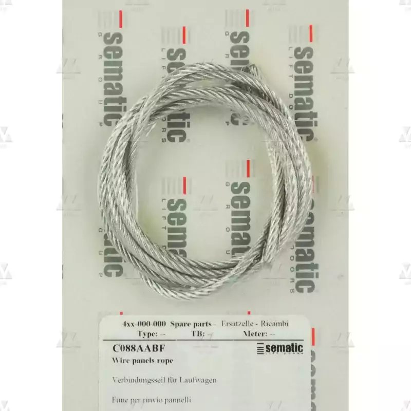 BL-C088AABF-3000 | 1 X CARRIAGES INTERLINK ROPE D.3MM (L=3000MM)