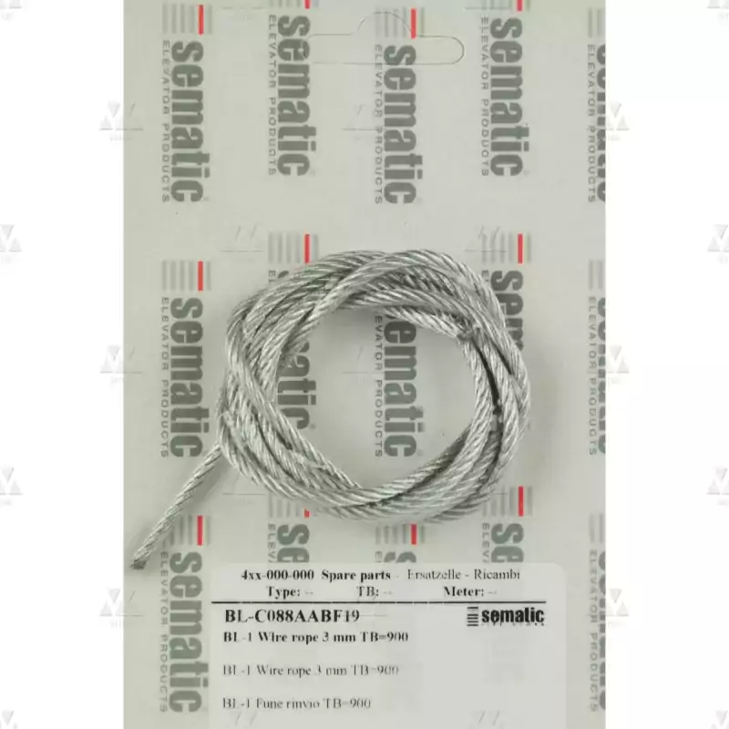 BL-C088AABF19 | 1 X CARRIAGES INTERLINK ROPE D.3MM (L=1325MM)