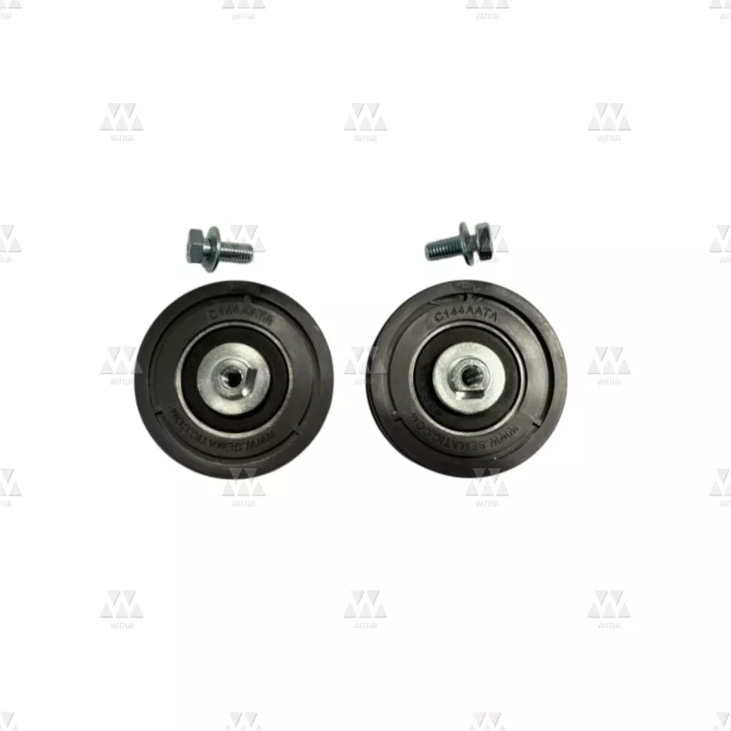 BL-C144AATA02 | 2 X UPPER ROLLER FOR CARRIAGE D.74MM (EXTERNAL), NYLON PA 6.10 CLADDED POLYURETHANE