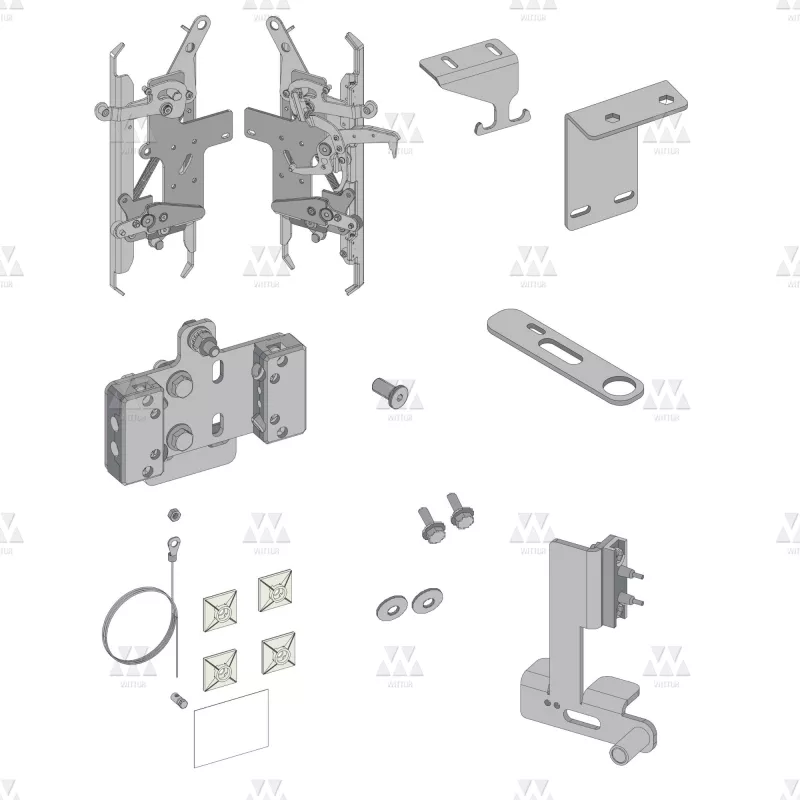 BL-H004ALNX | 1X KIT RETROFIT FOR CAR DOOR LOCK FOR 2000C MOD K2Z FROM EXPANSION SKATE