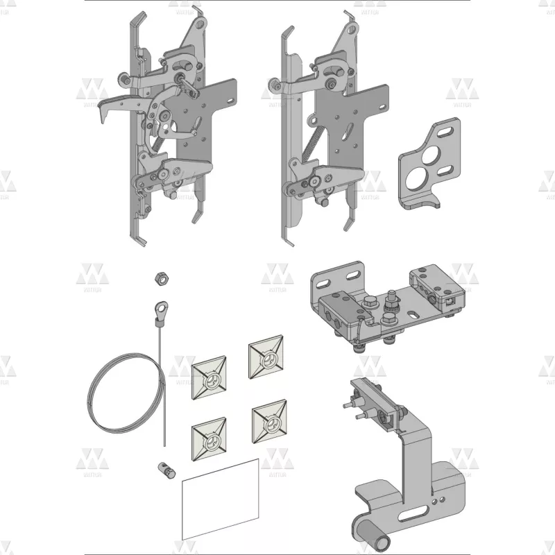 BL-H004ALPX | 1X KIT RETROFIT FOR CAR DOOR LOCK FOR 2000C MOD K4Z FROM EXPANSION SKATE