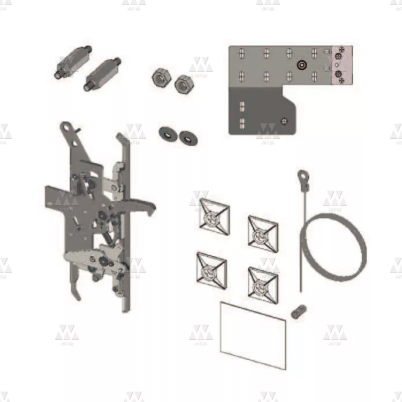 BL-H004ALYX01 | 1X KIT RETROFIT CAR DOOR LOCK 2000B K2R