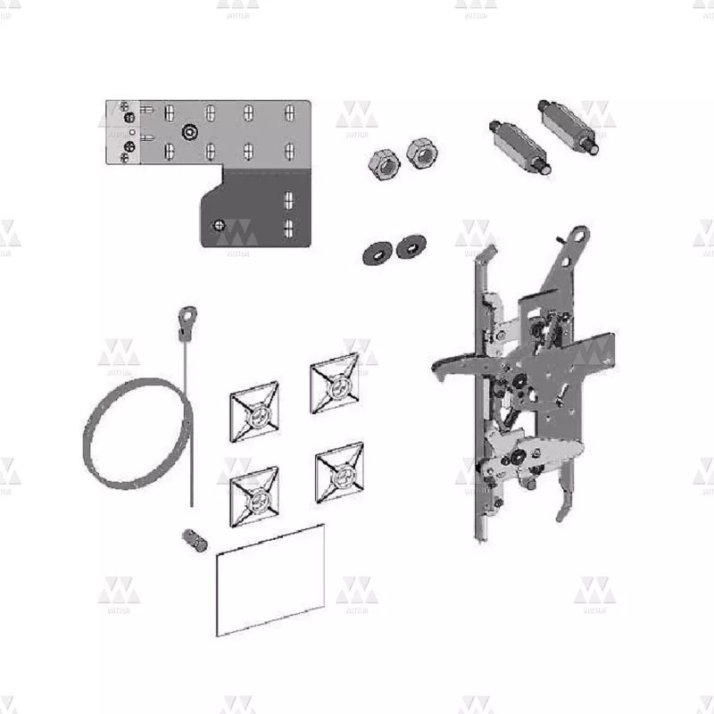 BL-H004AMAX01 | 1X KIT RETROFIT CAR DOOR LOCK 2000B K2L