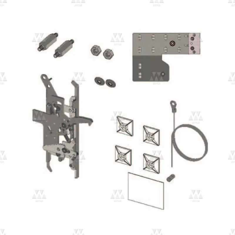 BL-H004AMRX | 1X KIT RETROFIT FOR CAR DOOR LOCK FOR 2000C K2R FROM EXPANSION SKATE
