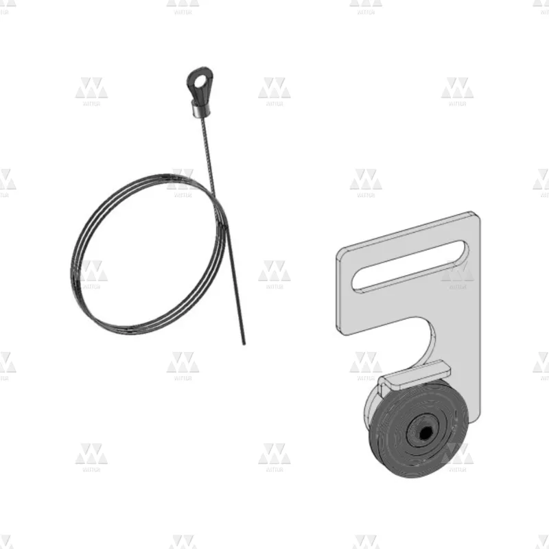 BL-H004AUFX | 1 X KIT EGRESS DEVICE FOR RESTRICTOR OF MANUAL LANDING DOORS (K-MAN)
