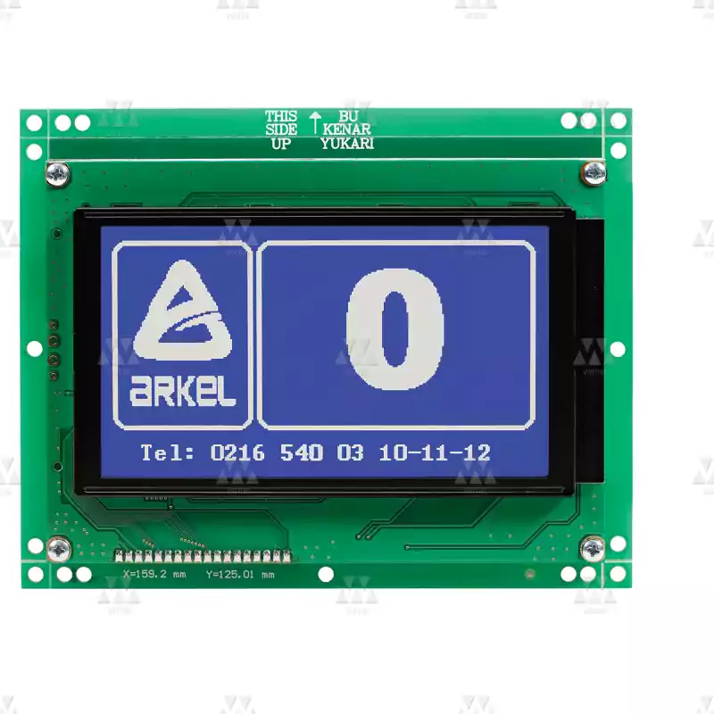 T000158 | BC-LCD240128. LANDING CALL & INDICATOR UNIT (240X128 PIXEL - 114X64 MM LCD INDICATOR)